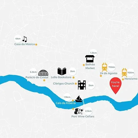 Urban Style In Bonfim I Appartamento Oporto